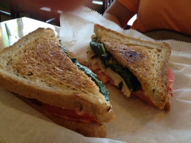 Kitty Kaufman orders a Blue Shirt BLT-what did you expect?