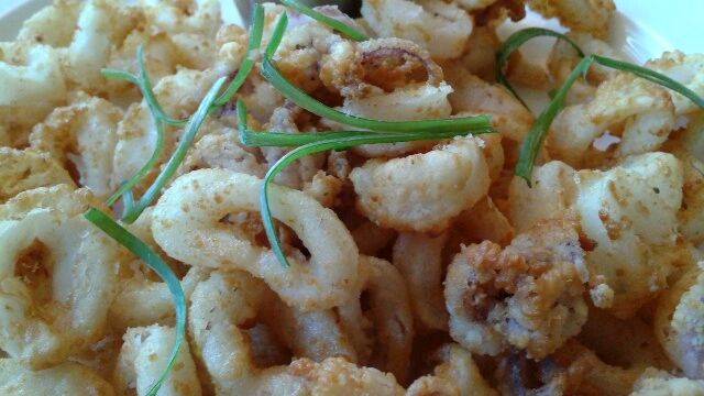 Ginger calamari