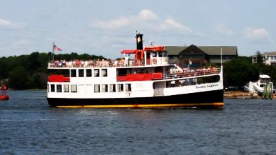 party boat on water